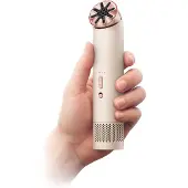 Dyson HushJet Mini Cool-vifte (Steingrå/rosa)