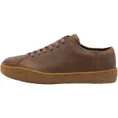 Camper for man. K100927-013 Peu Terreno brown leather sneakers (41), Flat, None, Casual