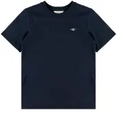 Gant Kids T-skjorte - Shield - Evening Blue - - 7-8 år (122-128) - T-skjorte