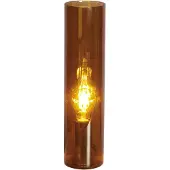By Rydens bordlampe Flake, konjakkfarge, høyde 40 cm, glass, E27