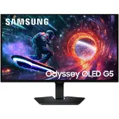 Samsung Odyssey OLED G5 S27FG502SU - G50SF-serien - OLED-skjerm - spill - 27" - 2560 x 1440 QHD @ 180 Hz - 200 cd/m² - 1000000:1 - HDR10 - 0,03 ms ...
