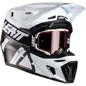 Leatt 9.5 Carbon+velocity 6.5 Iriz Off-road Hjelmsett