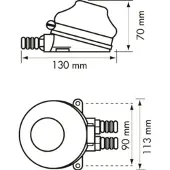 PLASTIMO Aluminium Fotpumpe