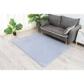 Strado teppe Rabbit 160x220 cm, sølv – myk til stue og soverom