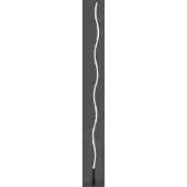 JUST LIGHT LED-gulvlampe Wave 3 000 K 120cm svart