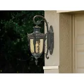 ELSTEAD Utendørs vegglampe Philadelphia, 52 cm, bronse/rav, IP43