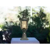 ELSTEAD Sokkellampe Philadelphia, bronse/rav, 54 cm, IP43