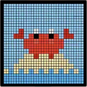 Kepptory LED-piksel, appstyrt mobiltelefon-kontroll, skjerm 32x32