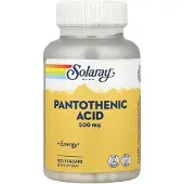 Solaray Pantotensyre 500mgr 100 Enheter