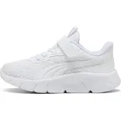 Puma FlexFocus Modern Sneakers Kids, Shoes, White/Flat Light Gray, 32.5