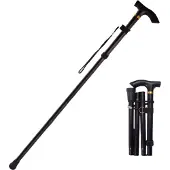 INF Justerbare og sammenleggbare turstaver Black