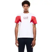 EA7 for man. 7M001603_AF12503 Summer Block white t-shirt (XL), Casual, Sport, Cotton, Short sleeve