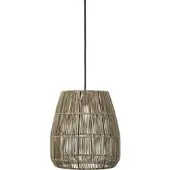 PR Home Hengelampe Saigon, rottinglook, grå, Ø 38 cm