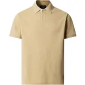 Hackett for man. HM5600184 Beige H Tape polo shirt (L), Casual, Cotton, Short sleeve