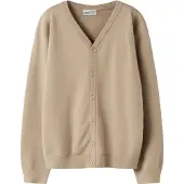 Name It Kids Cardigan - Strikk - Viskose - NkmKette - Sesam - - 6 år (116) - Cardigan