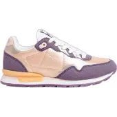 Pepe Jeans for girl. PGS40014 Brit Gala slippers gold, lilac (39), Flat, Laces, Casual, Purple, children's fashion