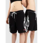 Vitriol 20" Tattoo Boardshorts svart