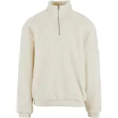 Urban Classics Oversized Teddy Genser Med Halv Glidelås