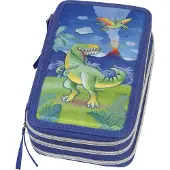 Faber-Castell Penal m. Innhold - Dinosaur - Blå - - OneSize - Pennal