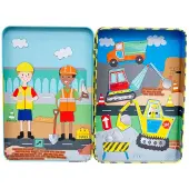 Floss & Rock Construction Magnetic Playtime Magnetisk Tavle