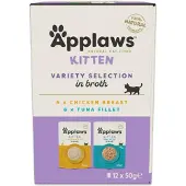 Applaws Variasjonsutvalg I Buljong Våtfôr For Katt 12x50g