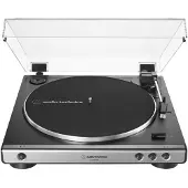 Audio-Technica AT-LP60XUSBGM platespiller remdrevet USB, metallgrå/svart