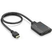 Hama 00205284, HDMI, 2x HDMI, 4096 x 2160 piksler, Svart, 4K Ultra HD, 65,5 mm