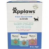 Applaws Pouch i buljong Mix - Fiskeutvalg 24 x 70 g