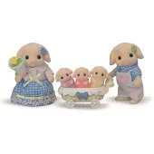 Sylvanian Families - Flora Rabbit Family - 5735 - - OneSize - Lekefigur