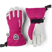 Hestra Army Leather Heli Ski, Skihansker, Junior, Fuchsia