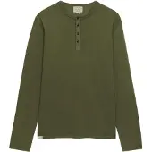 Superdry Slub Grandad Langarmet T-skjorte