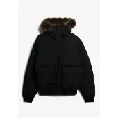 Superdry for man. M5012363A Everest Hooded Jacket ? Black (S), Casual, Recycled Polister