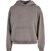 Build Your Brand Acid Washed Oversize Hetteskjorte