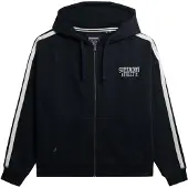 Superdry Athletic Essentials Relaxed Fit Genser Med Hel Glidelås