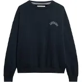 Superdry for woman. W2012446A Athletic Relaxed Printed Crew Sweatshirt navy (M), Casual, Cotton