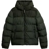 Superdry for man. M5012281A Quilted jacket Colorblock green (XXL), Casual, Recycled Polister, Sustainable