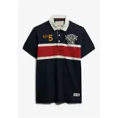Superdry Double Emblem Rugby Kortermet Poloskjorte