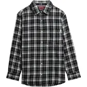 Superdry Check Flannel Boyfriend Skjorte Med Lange Ermer