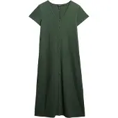 Superdry Thru Jersey Kortermet Midi-kjole