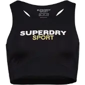 Superdry for woman. WS311591A Core Active bra black (S), Sport, Multisport, Recycled Polister, Sustainable