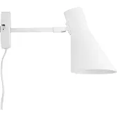 Dyberg Larsen DL12 vegglampe, hvit