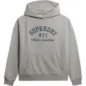 Superdry for woman. W2012452A Athletic Essentials Relax Sweatshirt grey (M), Casual, Cotton