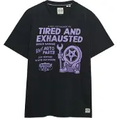 Superdry for man. M1012354A Local Business T-shirt black (L), Casual, Cotton, Short sleeve