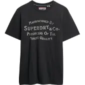 Superdry for man. M1012256A Copper T-shirt black (L), Casual, Cotton, Short sleeve
