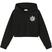 Name it Hettegenser - NkfKory - Black - - 9-10 år (134-140) - Hettegenser