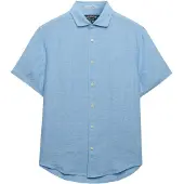 Superdry Riviera Linen Kortarmet Skjorte