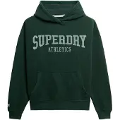 Superdry for woman. W2012430A Athletic Essentials Relaxed green sweatshirt (M), Casual, Cotton