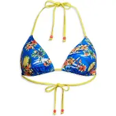Superdry for woman. W3010397A Triangle bikini top with blue straps (L), Beachwear, Recycled Polister, Sustainable