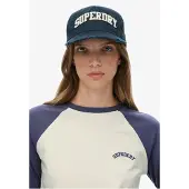 Superdry Varsity Logo Truckerlue