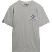 Superdry for man. M1012288A Merchant Graphic T-shirt grey (L), Casual, Cotton, Short sleeve